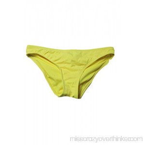Bar III Solid Cheeky Runched Back Hipster Bikini Bottoms Pineapple B06Y66SMWY
